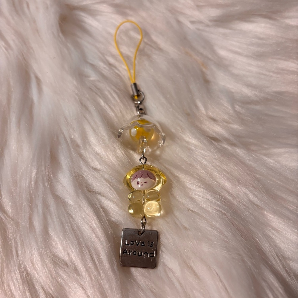 Yellow and Silver Kids Charm Accessory